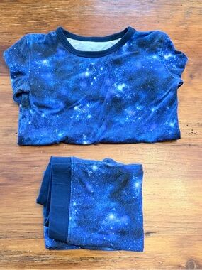 3T galaxy bamboo pajamas